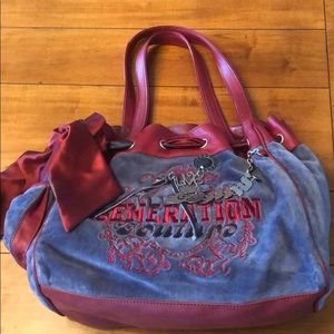 juicy couture bag with padded insert for iPad